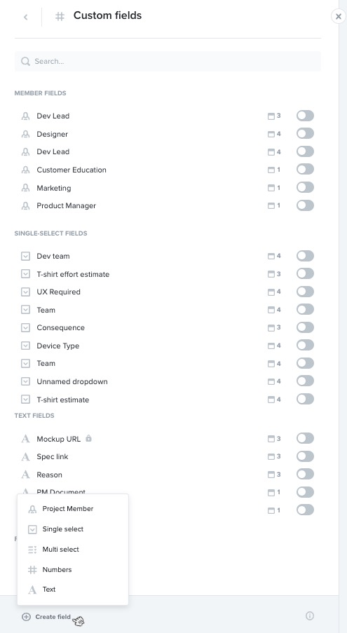 Add custom fields to your boards – Productboard Support